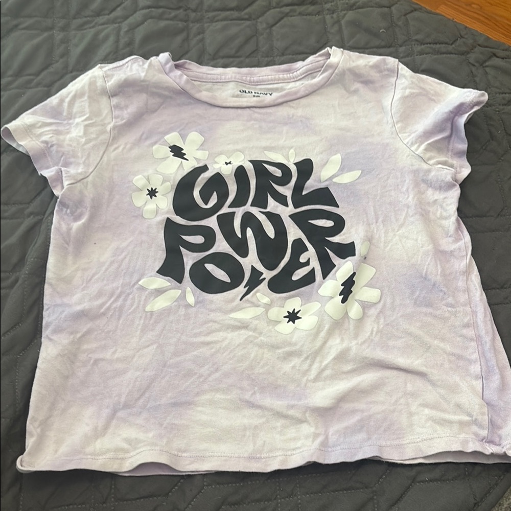 Girls' Lilac Graphic Tee